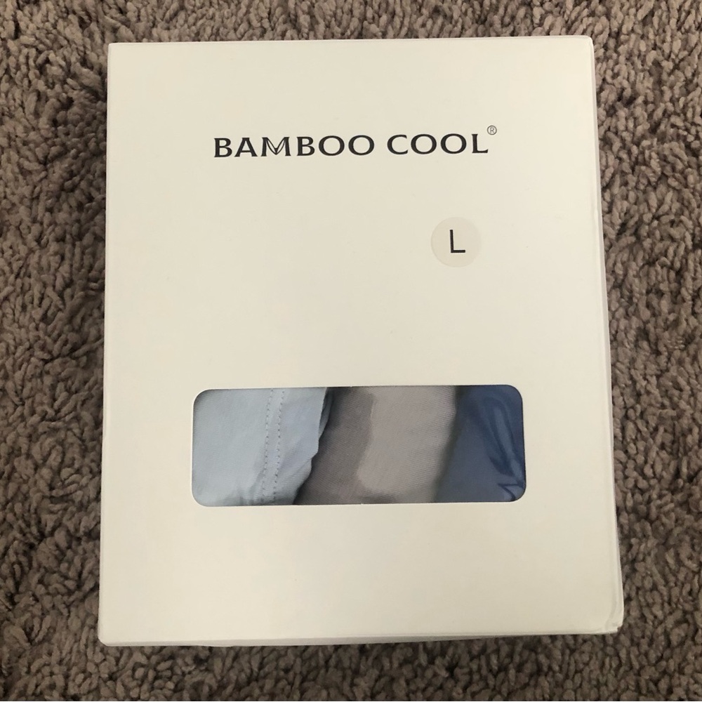 BAMBOO Cool Kids Boxer Briefs 6 pairs - Light Blue, Gray, Blue